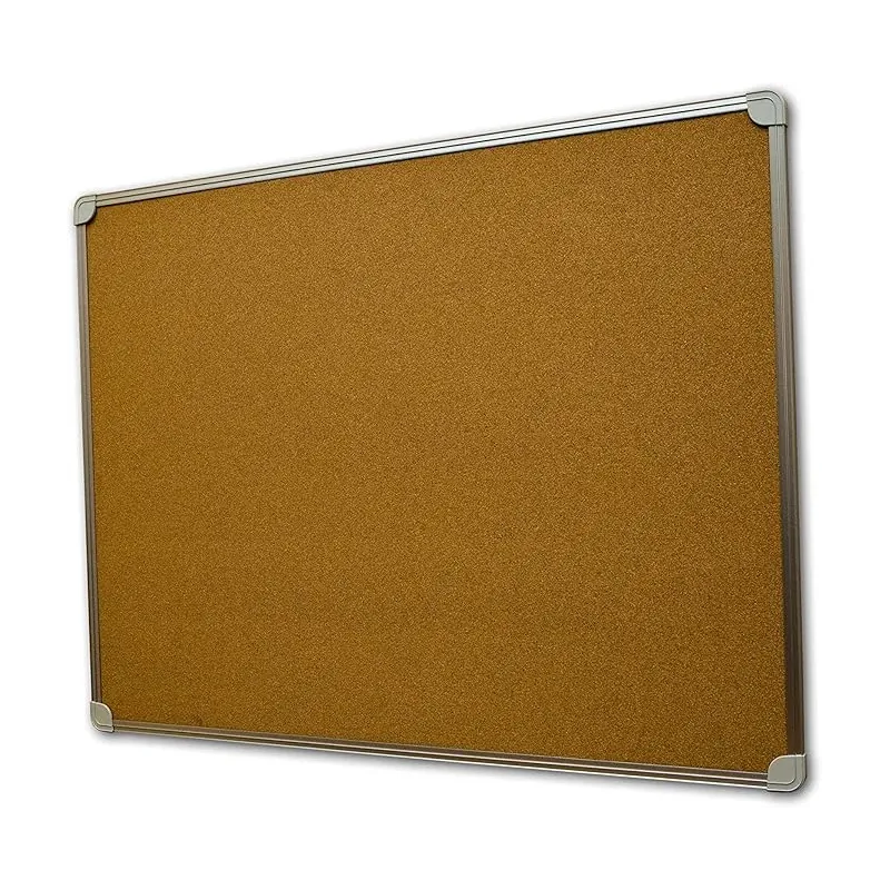 Bacheca pannelli in sughero con cornice in alluminio dim. cm.120X90