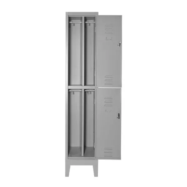 LINEA MONOBLOCCO - Armadio spogliatoio Sporco Pulito Multiplo a 2-4-6 posti prof. 50cm