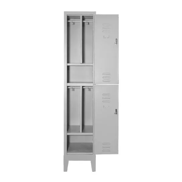 LINEA MONOBLOCCO - Armadio spogliatoio Sporco Pulito Multiplo con Ripiani Portascarpe a 2-4-6 posti prof. 50cm