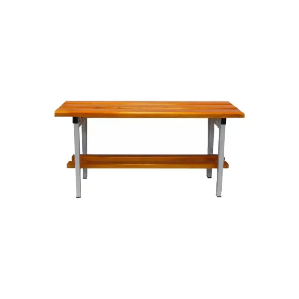 Panca Spogliatoio Monoblocco Metallo e Legno | DEOFFICE