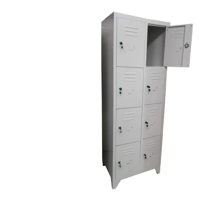 Armadio portaborse casellario a 8 caselle in metallo dim.cm.60x50x180h