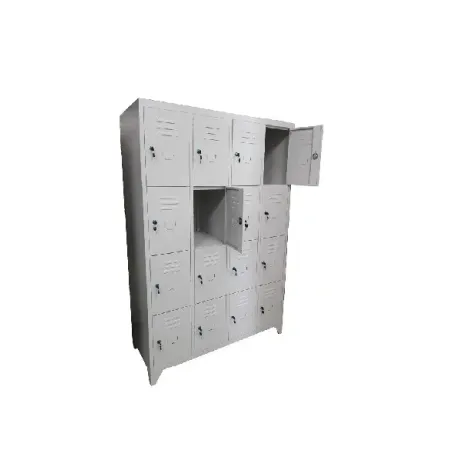 Armadio portaborse casellario a 16 caselle in metallo dim. cm. 120x50x180h
