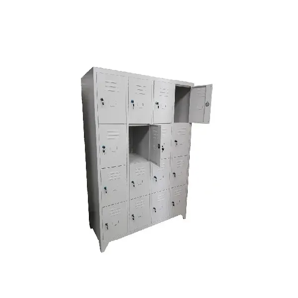 Armadio portaborse casellario a 16 caselle in metallo dim. cm. 120x50x180h