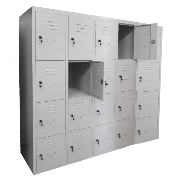 Armadio portaborse casellario a 20 caselle in metallo dim. cm. 150x50x180h