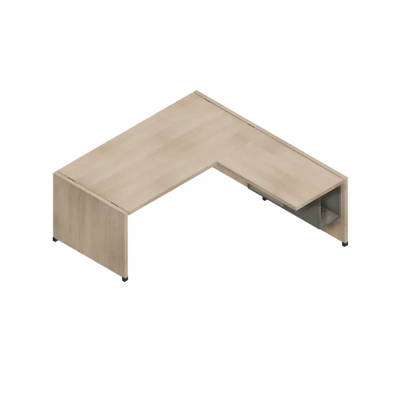 Scrivania Direzionale Legno con Muretto 200x190 | DEOFFICE