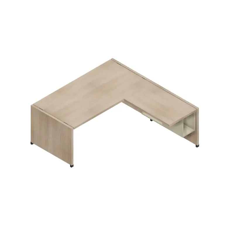 Scrivania Direzionale Legno con Muretto 200x190 | DEOFFICE
