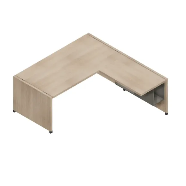 Scrivania Direzionale Allungo e Muretto 180x190 | DEOFFICE