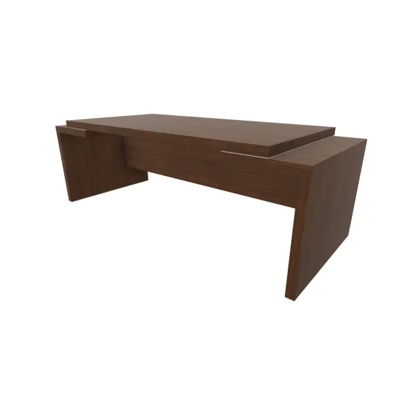 Scrivania Presidenziale Legno Fianchi Ala 240x90 | DEOFFICE