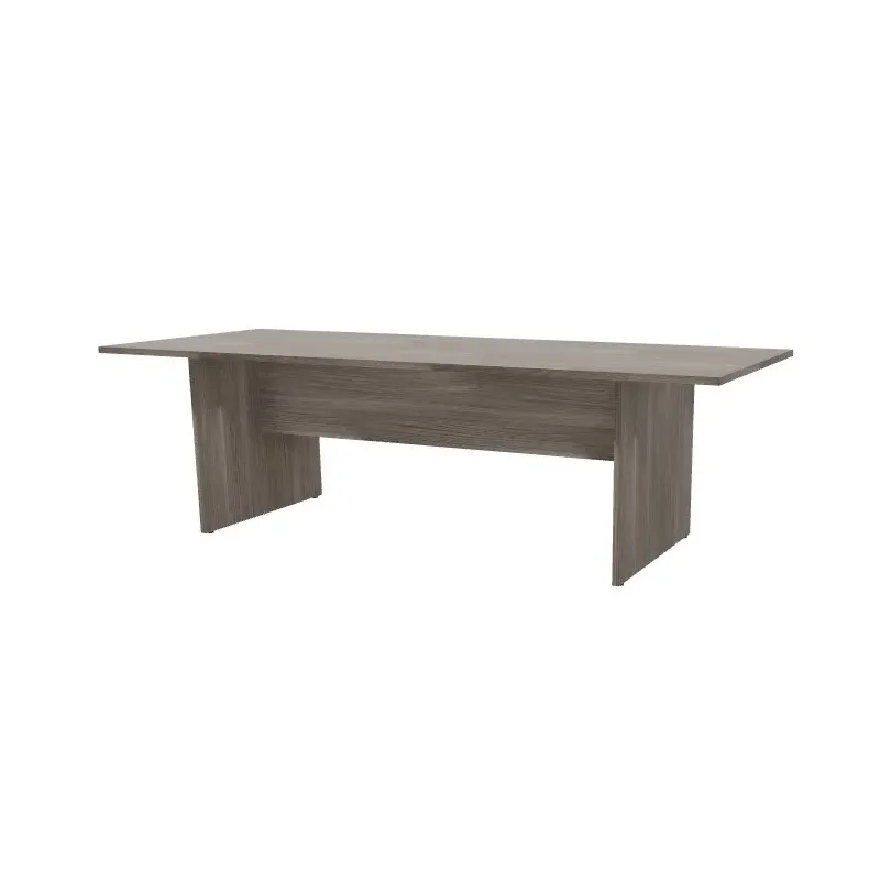 Tavolo riunione piano rettangolare e struttura in legno a croce Dim 250x100x74H