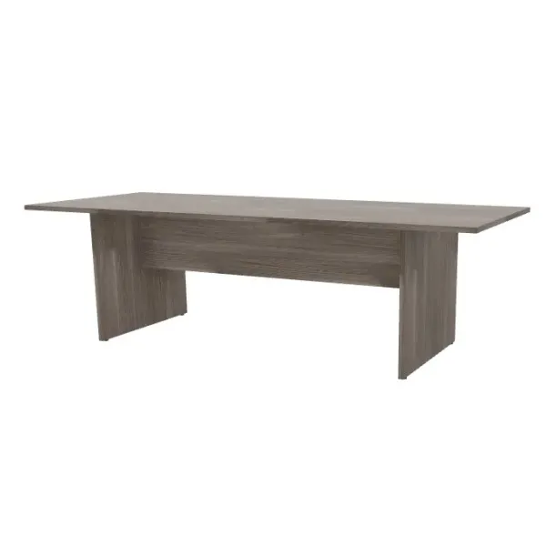 Tavolo riunione piano rettangolare e struttura in legno a croce Dim 250x100x74H