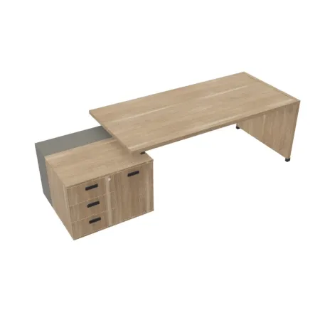 Scrivania Direzionale Libreria e Mobile 235x90 | DEOFFICE