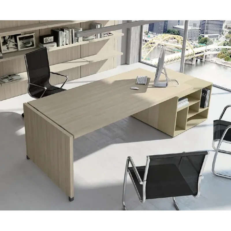 Scrivania Direzionale Libreria e Mobile 235x90 | DEOFFICE