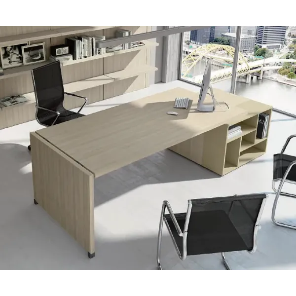 Scrivania Direzionale Libreria e Mobile 235x90 | DEOFFICE