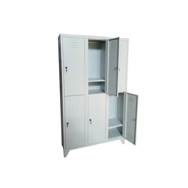 Armadio Spogliatoio Multiplo Sovrapposto a 8 Posti prof. 33 cm 140x33x180h