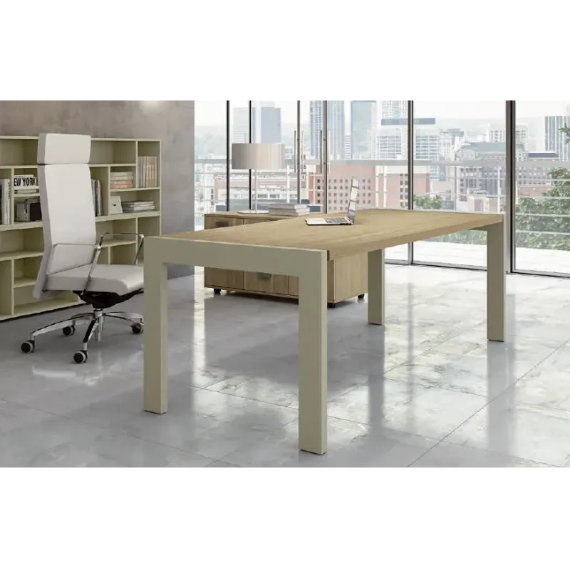 Scrivania Direzionale con Allungo 180x195x74h | DEOFFICE