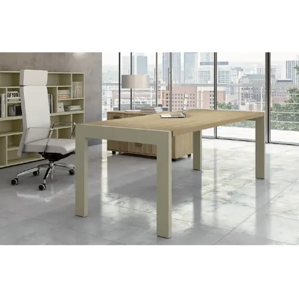 Scrivania Direzionale con Allungo 180x195x74h | DEOFFICE