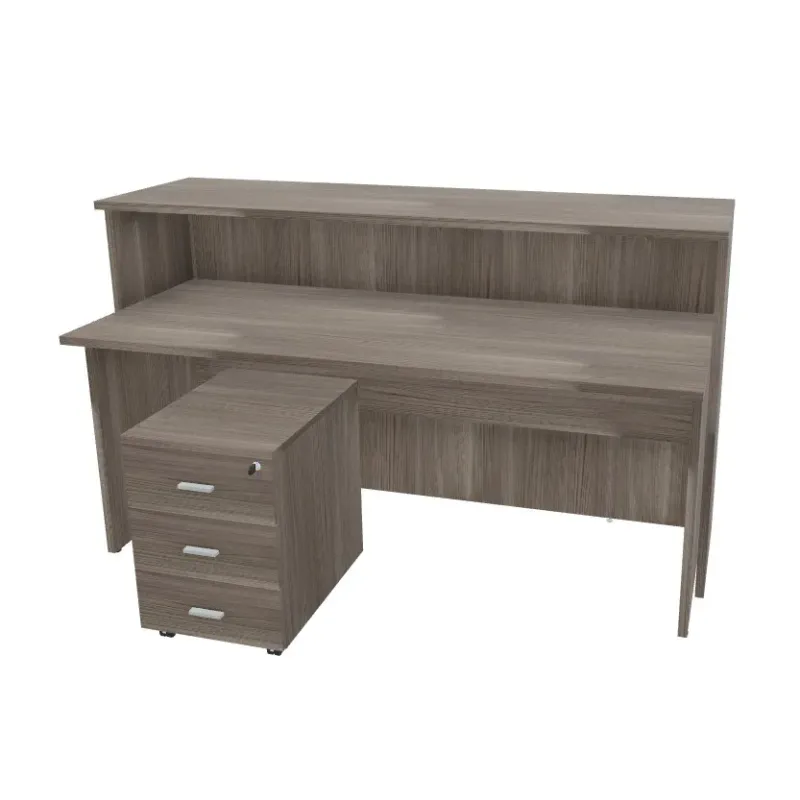 Bancone Reception Lineare Dim 145x60x109H