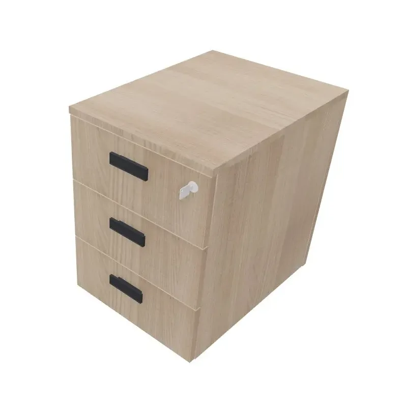 Cassettiera Legno su Ruote 3 Cassetti 42x56x60H cm | DEOFFICE