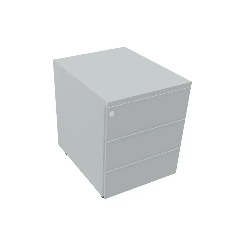 Cassettiera Metallo su Ruote 3 Cassetti 42x56x54H | DEOFFICE