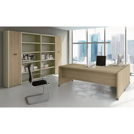 Armadio Sopralzo Ufficio 2 Ante 90x44x82h cm | DEOFFICE 2