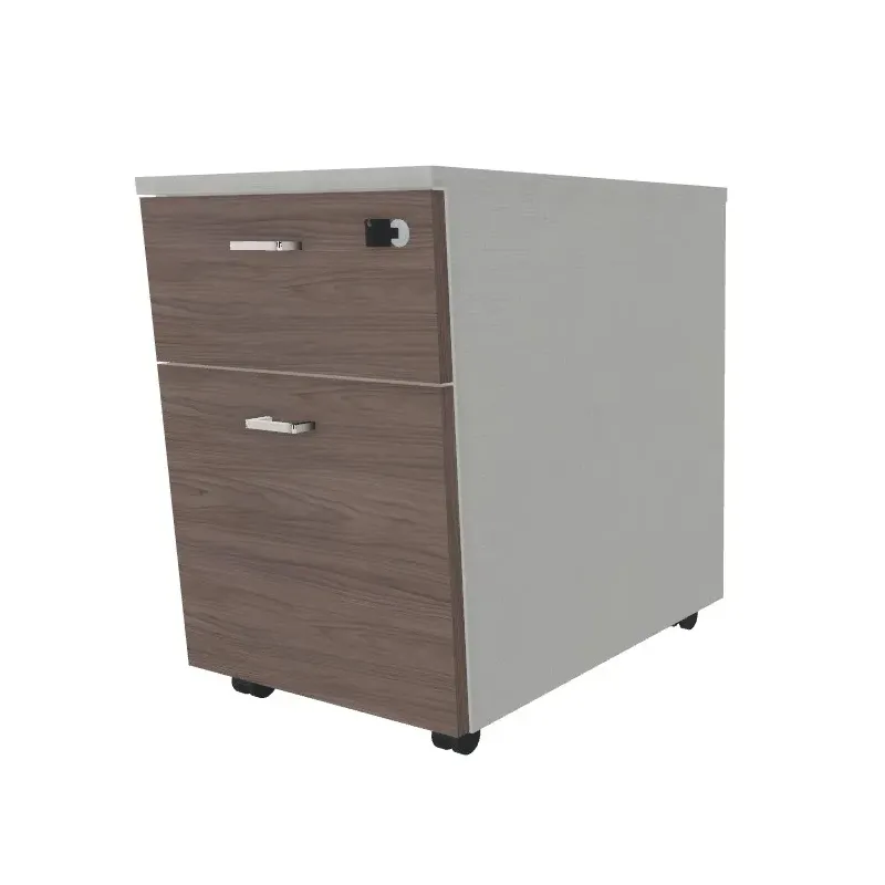 Cassettiera in legno su ruote con 1 cassetto e 1 cassetto classificatore Dim 42x56x60H