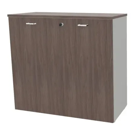 Armadio basso a 2 ante top di finitura, con serratura, 1 ripiano Dim 90x45x80H