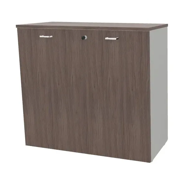 Armadio basso a 2 ante top di finitura, con serratura, 1 ripiano Dim 90x45x80H