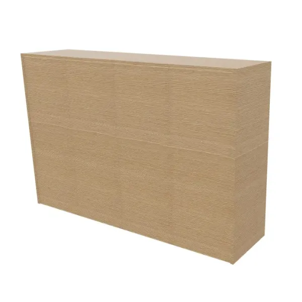 Libreria a 4 ante, 4 ripiani interni Dim 185x47x124H