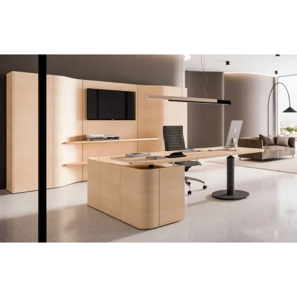 Libreria a 6 ante, 6 ripiani interni Dim 275x47x124H