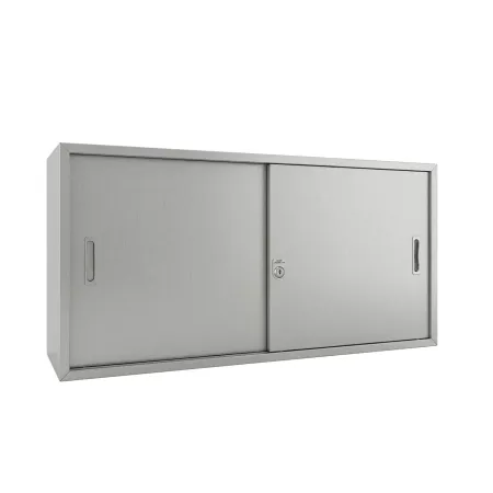 LINEA SPECIAL - Armadio Basso in Metallo Ufficio/Archiviazione Ante Scorrevoli Dim. 120x45x75h cm