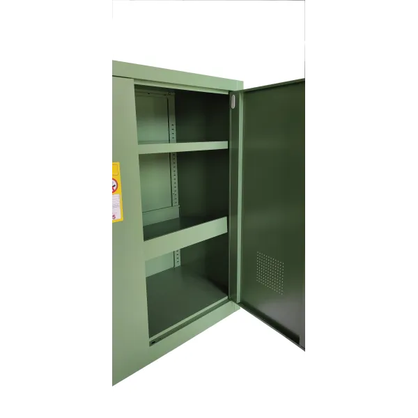Armadio per fitofarmaci in metallo Verde 100x45x100h per aziende agricole, Magazzino