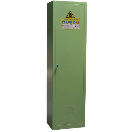 Armadio per fitofarmaci in metallo Verde 54x45x200h per aziende agricole, Magazzino