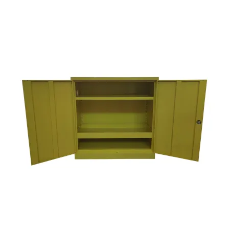 Armadio per Solventi ed Infiammabili con Ripiani a Vasche 100x55x100 cm in Lamiera Verniciata 2