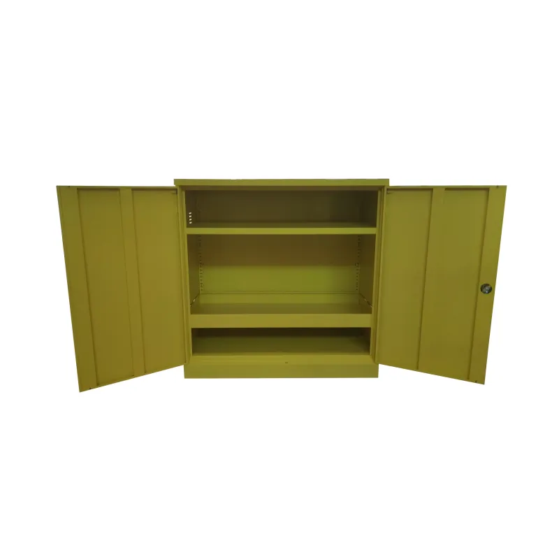 Armadio per Solventi ed Infiammabili con Ripiani a Vasche 100x55x100 cm in Lamiera Verniciata
