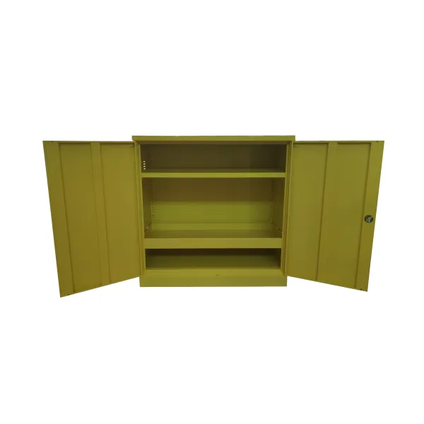 Armadio per Solventi ed Infiammabili con Ripiani a Vasche 100x55x100 cm in Lamiera Verniciata