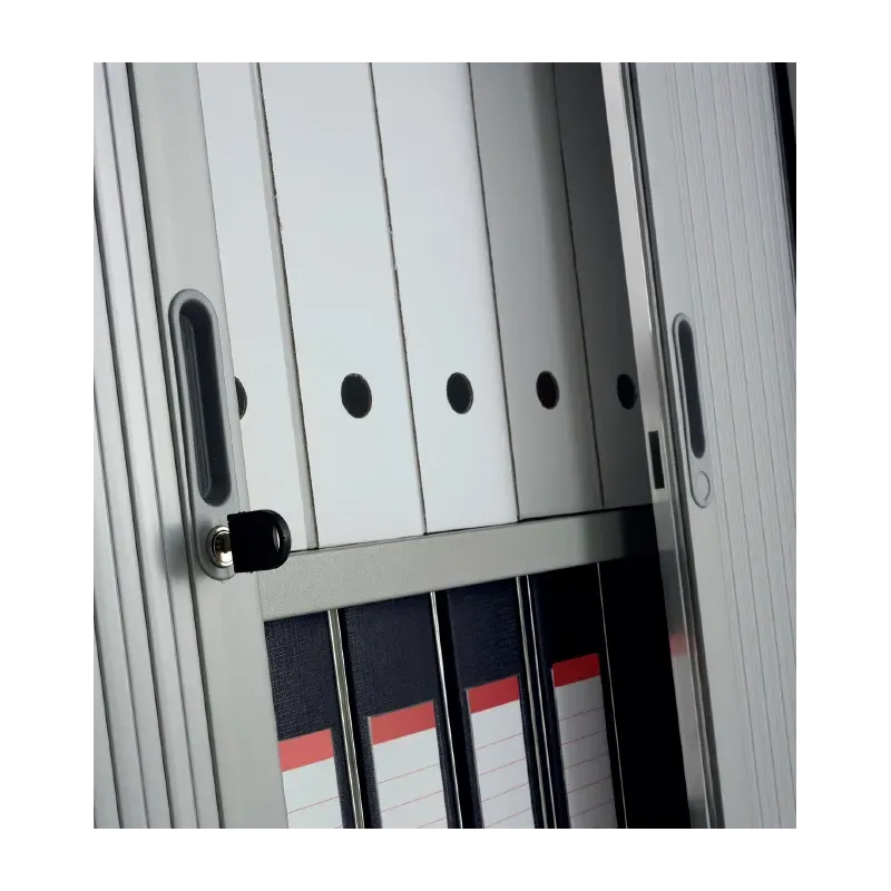 LINEA SPECIAL - Armadio in Metallo Ufficio/Archiviazione Ante Scorrevoli a Serrandina dim. 120x45x200h cm