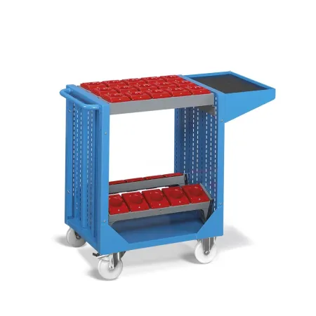 Carrello portautensili con 3 telai porta boccole su ruote girevoli DIM. MM.1064X512X880 H