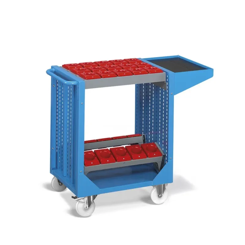 Carrello portautensili con 3 telai porta boccole su ruote girevoli DIM. MM.1064X512X880 H