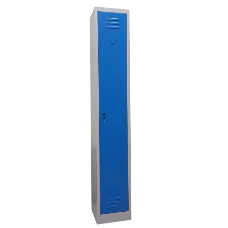 Armadio spogliatoio in metallo, a 1 posto salva spazio con ante colorate cm 30x30x180h 2