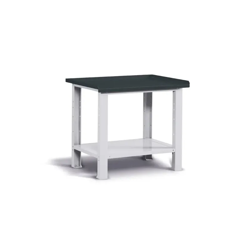 Banco da lavoro work con piano in acciaio, 100CM
