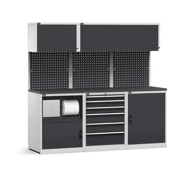 Sistema modulare di arredo officina