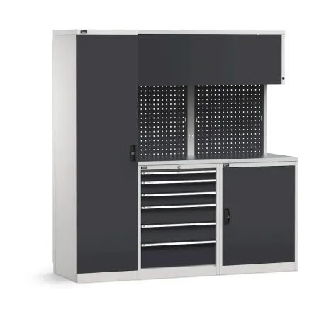 Sistema modulare di arredo officina