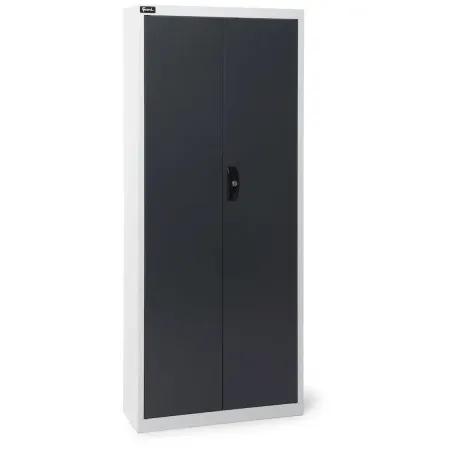 Armadio portacontenitori a battente, 10 piani e 48 contenitori Picking Box Air mis. 1/2, H 1651 mm, grigio chiaro e antracite 2