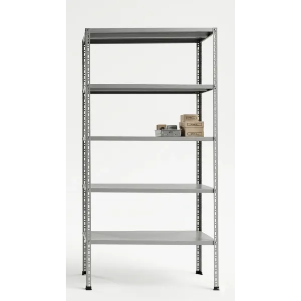 Scaffalatura Armadio a giorno a 5 ripiani tipo angolare 35x50 a bullone dim 120x50x250H