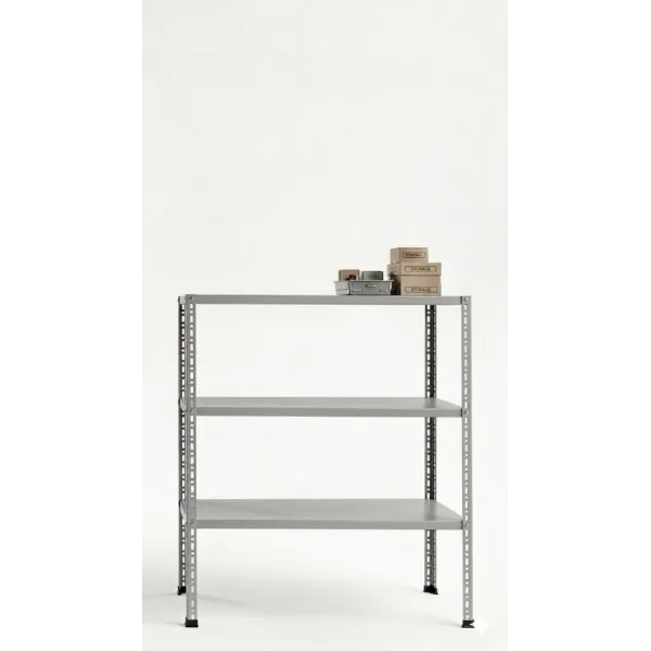 Scaffalatura Armadio a giorno a 3 ripiani tipo angolare 35x50 a bullone dim 150x50x150H